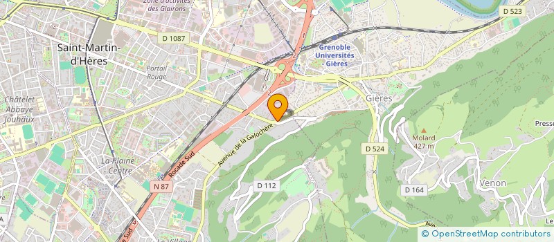 localisation de l'entreprise DICA FRANCE à SAINT-MARTIN-D'HERES