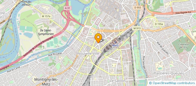 localisation de l'entreprise DICAFRANCE  METZ