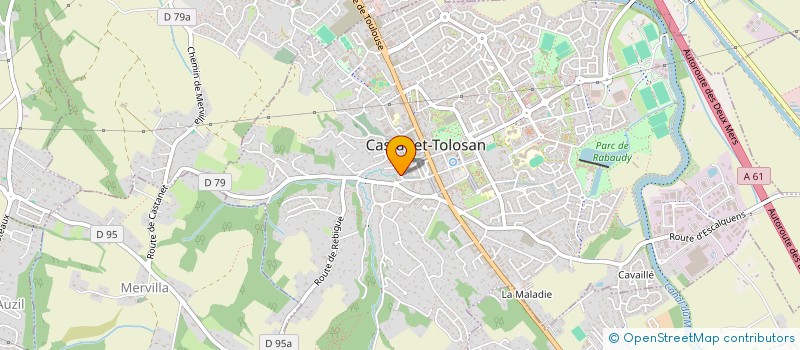 localisation de l'entreprise DICAM à CASTANET-TOLOSAN