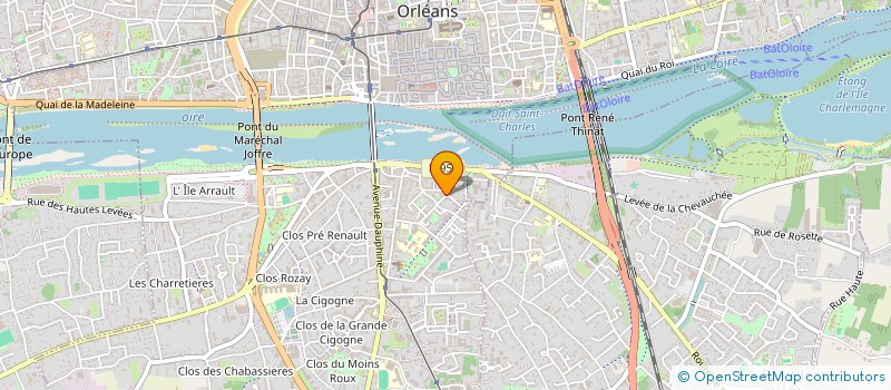 localisation de l'entreprise DICAM - PROPRETE ET SERVICES à ORLEANS
