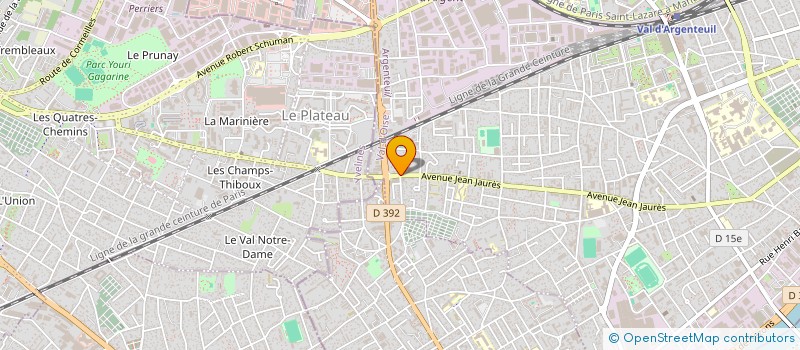 localisation de l'entreprise DICAMA à ARGENTEUIL