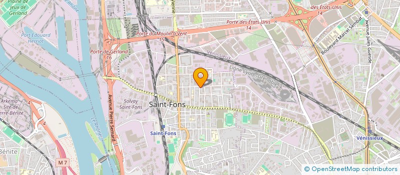 localisation de l'entreprise DICAMA à SAINT-FONS