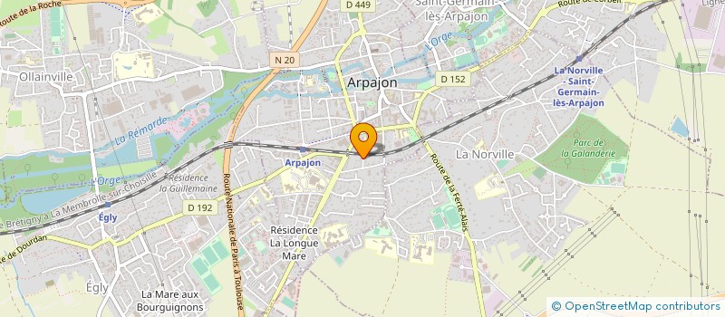 localisation de l'entreprise DICAME à ARPAJON