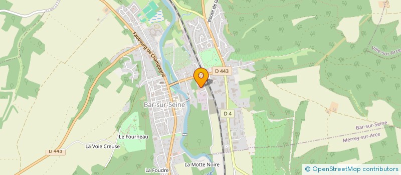localisation de l'entreprise DICASY à BAR-SUR-SEINE