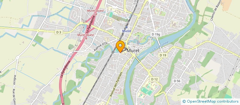 localisation de l'entreprise DICDAM  MURET