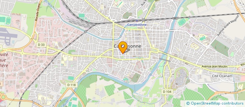 localisation de l'entreprise DICE  CARCASSONNE