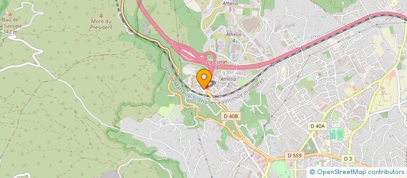 localisation de l'entreprise DICE  LA CIOTAT