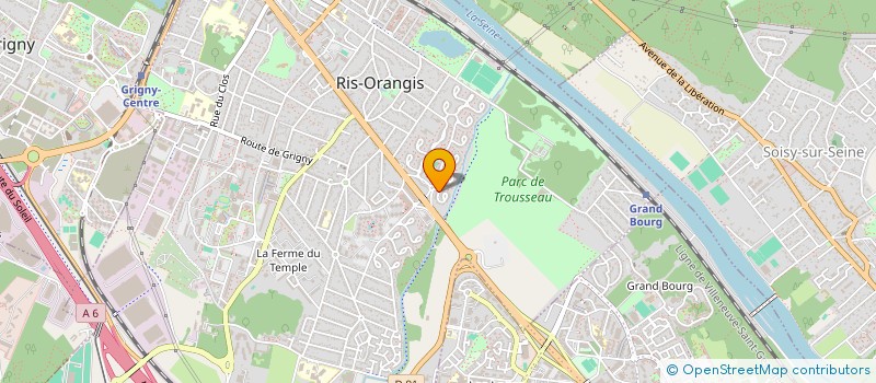 localisation de l'entreprise DICE CREAM à RIS-ORANGIS