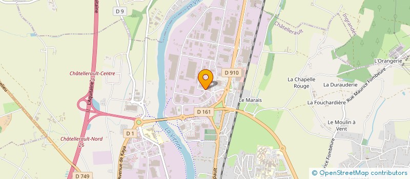 localisation de l'entreprise DICELEC à CHATELLERAULT