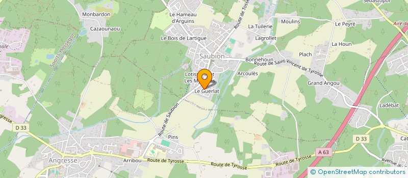 localisation de l'entreprise DICEMAHE  BENESSE-MAREMNE