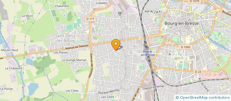 localisation de l'entreprise DICENI à SAINT-DENIS-LES-BOURG