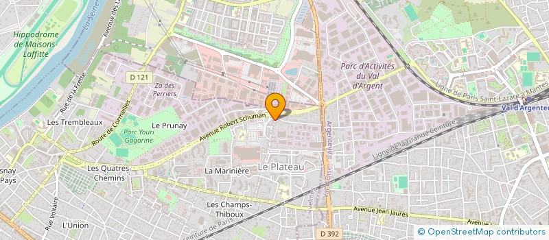 localisation de l'entreprise DICENTIS à SARTROUVILLE