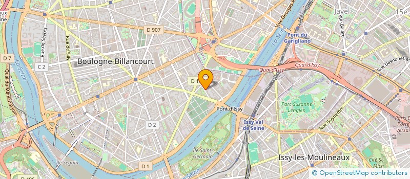 localisation de l'entreprise DICES  BOULOGNE-BILLANCOURT