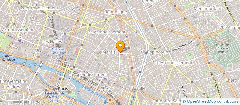 localisation de l'entreprise DICHELE à PARIS