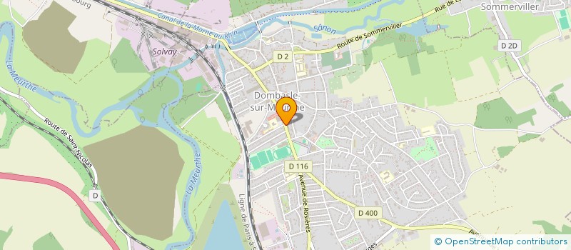 localisation de l'entreprise DICHORE  DOMBASLE-SUR-MEURTHE