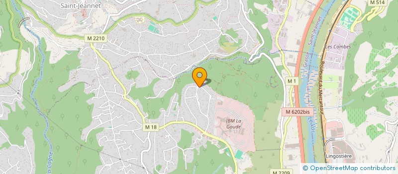 localisation de l'entreprise DICI  LA GAUDE