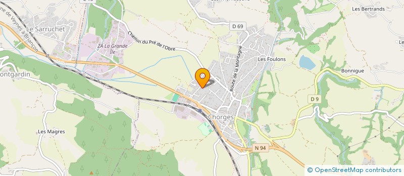 localisation de l'entreprise DICI à LA BATIE-NEUVE