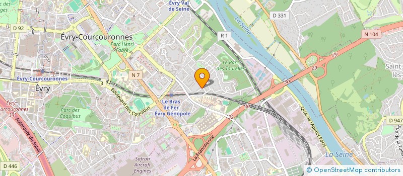 localisation de l'entreprise DICI IMMOBILIER à EVRY-COURCOURONNES