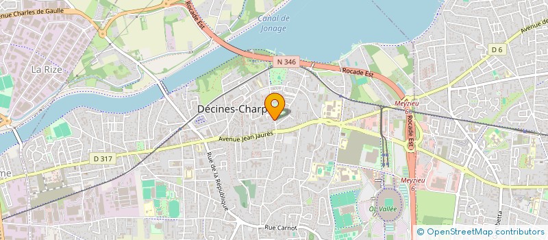 localisation de l'entreprise DICILA MUSIQUE  DECINES-CHARPIEU