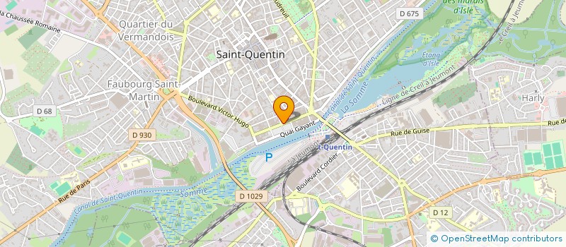 localisation de l'entreprise DICK MULTISERVICES à SAINT-QUENTIN