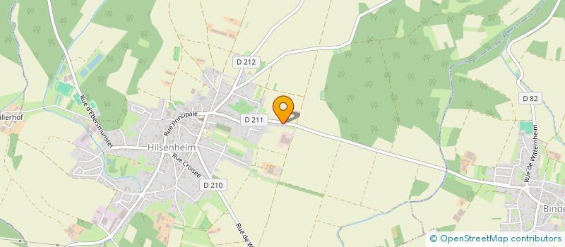 localisation de l'entreprise DICK PAYSAGE  HILSENHEIM