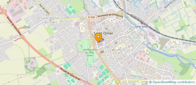 localisation de l'entreprise DICKENS CAFE  SAINT-OMER