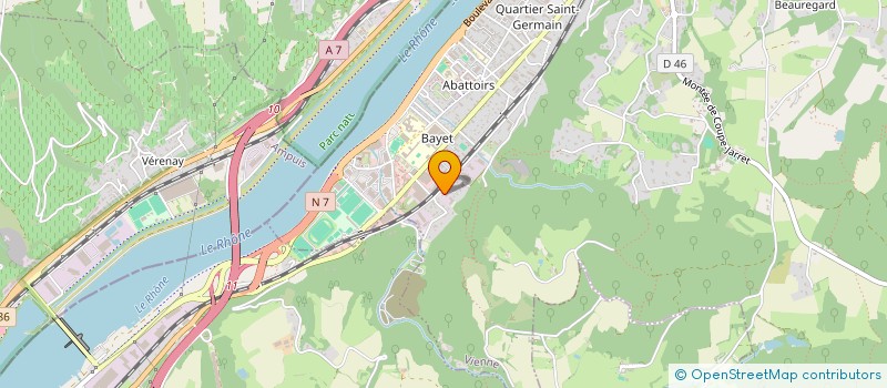 localisation de l'entreprise DICLIF  VIENNE
