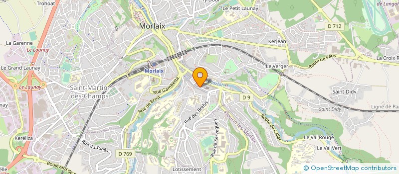 localisation de l'entreprise DICO à MORLAIX