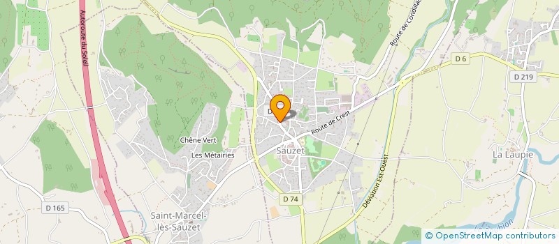 localisation de l'entreprise DICO DU BOIS  SAINT-MARCEL-LES-SAUZET