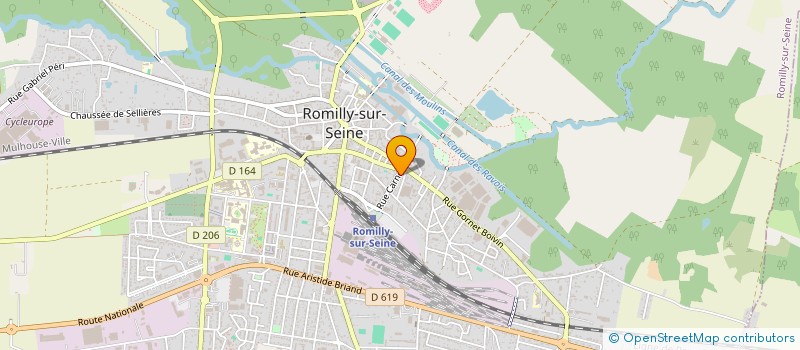 localisation de l'entreprise DICOIF  ROMILLY-SUR-SEINE