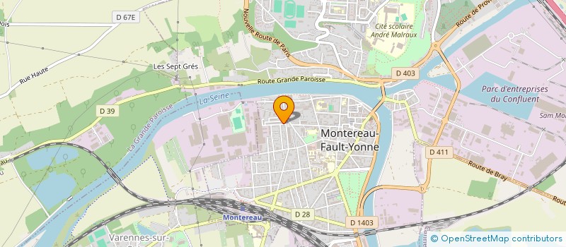 localisation de l'entreprise DICOV  MONTEREAU-FAULT-YONNE