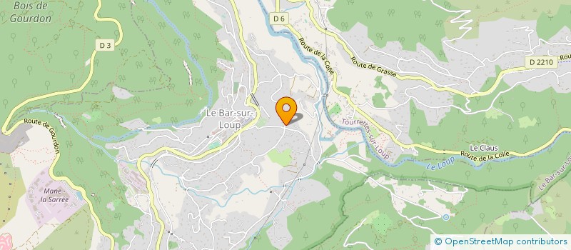 localisation de l'entreprise DICTALIA à LE BAR-SUR-LOUP