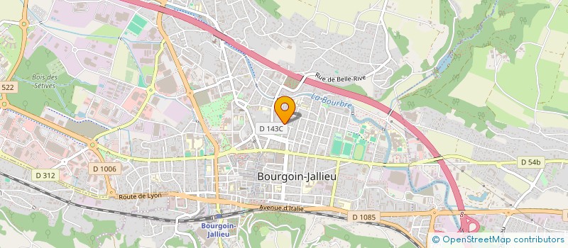 localisation de l'entreprise DICTUM  BOURGOIN-JALLIEU