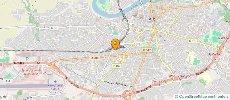 localisation de l'entreprise DICTYMATEC à ALBI