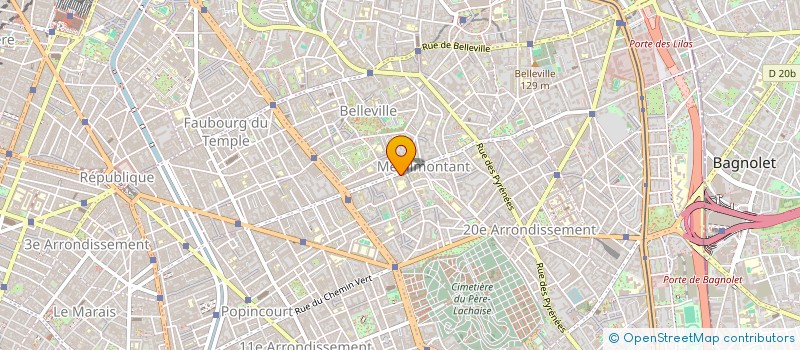 localisation de l'entreprise DID  PARIS