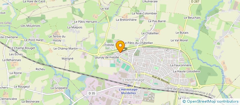 localisation de l'entreprise DID'ACTIV FORMATION  L'HERMITAGE