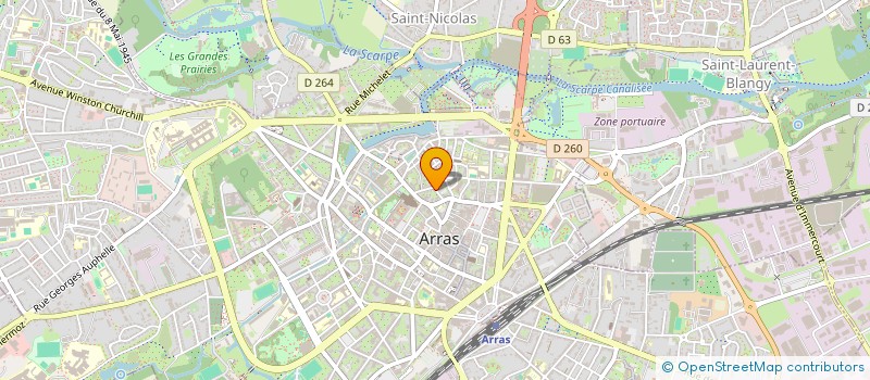 localisation de l'entreprise DID'FIT à ARRAS