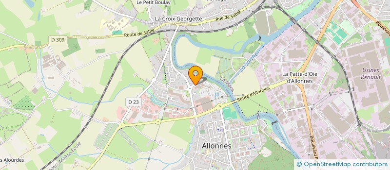 localisation de l'entreprise DID'LINE  ALLONNES