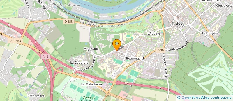 localisation de l'entreprise DIDA FRET SERVICES à POISSY