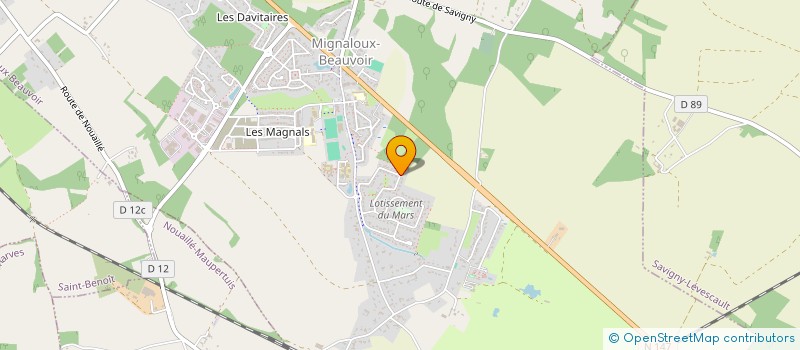 localisation de l'entreprise DIDAC'TOUR  MIGNALOUX-BEAUVOIR