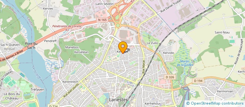 localisation de l'entreprise DIDACAD à LANESTER