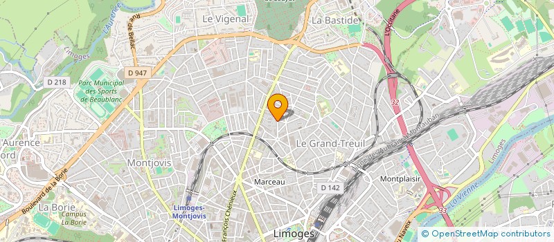 localisation de l'entreprise DIDACOL à LIMOGES