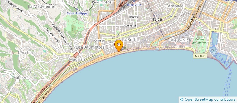 localisation de l'entreprise DIDACTIGEST à NICE