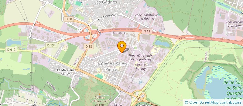 localisation de l'entreprise DIDALAB à ELANCOURT