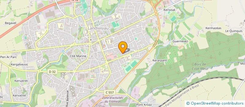 localisation de l'entreprise DIDASCALIE  LANDIVISIAU