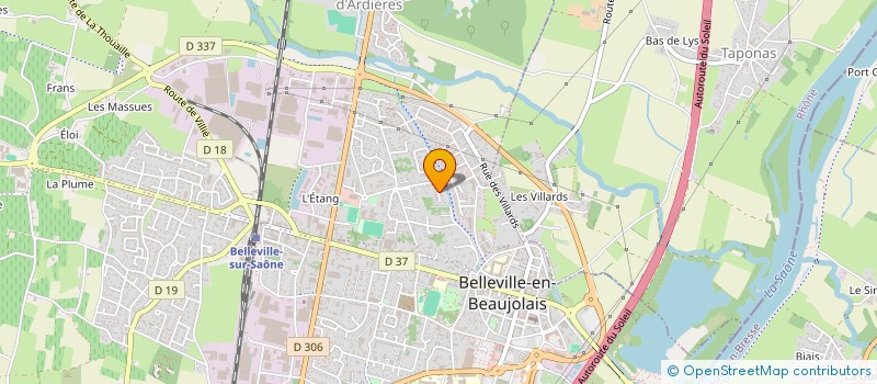 localisation de l'entreprise DIDASYSTEM  BELLEVILLE-EN-BEAUJOLAIS