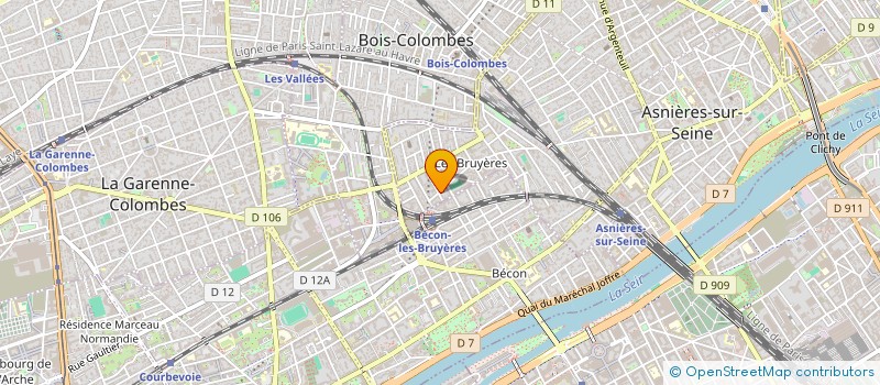 localisation de l'entreprise DIDAY&CIE à ASNIERES-SUR-SEINE