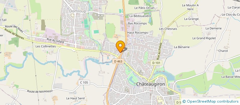 localisation de l'entreprise DIDELI  CHATEAUGIRON