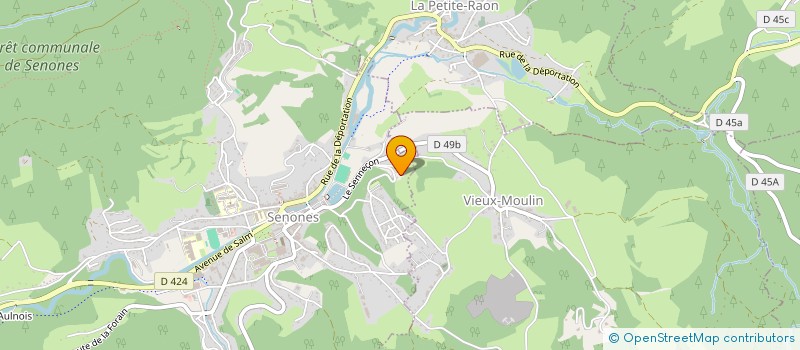 localisation de l'entreprise DIDELOT ET FILS  SENONES