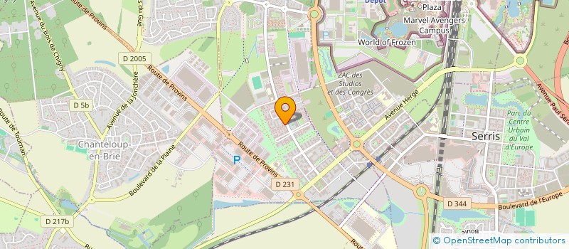 localisation de l'entreprise DIDEM SERVICES  MONTEVRAIN